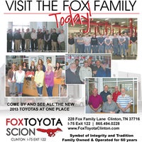 Fox Toyota - 228 Fox Family Lane