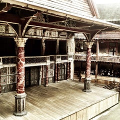 Photo taken at Shakespeare&amp;#39;s Globe Theatre by Rachael M. on 1/12/2013