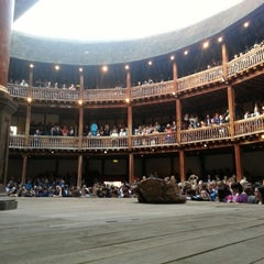 Photo taken at Shakespeare&amp;#39;s Globe Theatre by Ed W. on 5/7/2013