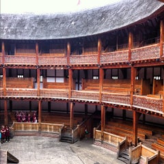 Photo taken at Shakespeare&amp;#39;s Globe Theatre by Angela on 7/5/2012