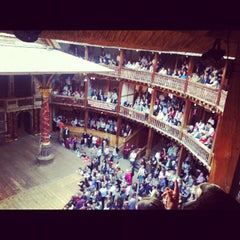 Photo taken at Shakespeare&amp;#39;s Globe Theatre by Menachem F. on 5/29/2012