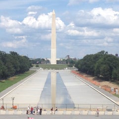 Photo taken at Lincoln Memorial Reflecting Pool by Jan on 7/15/2012