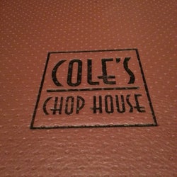 Cole’s Chop House corkage fee 
