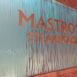 Mastro’s Steakhouse corkage fee 