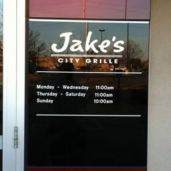 Jake’s City Grille corkage fee 