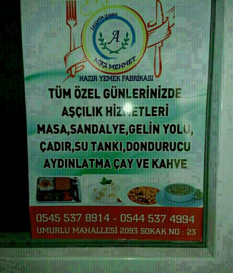 aşçı mehmetin yeri