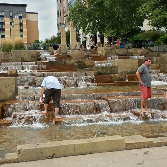 Water Steps on the North Shore Park in Pittsburgh