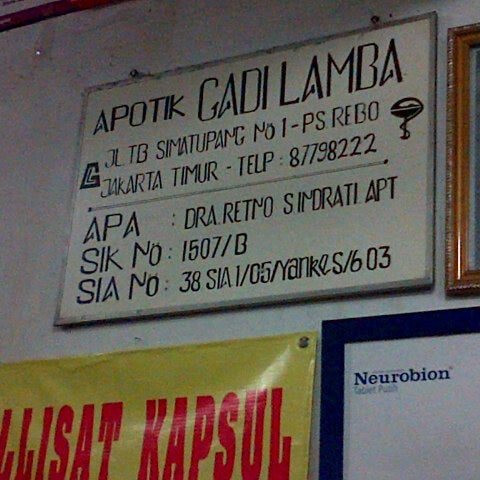 Hasil gambar untuk apotek gadi lamba