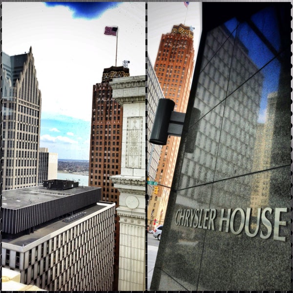 Chrysler House Building in Detroit