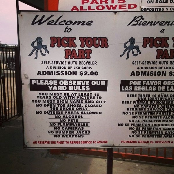 Lkq Pick Your Part Prices How do you Price a Switches?