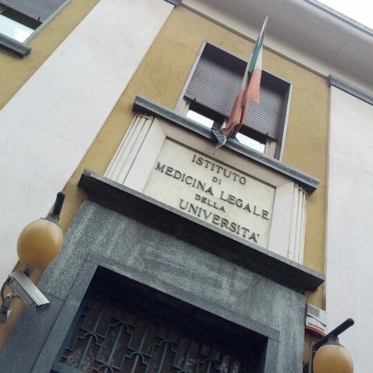 Istituto di Medicina legale Edificio di università di scienze in Milano Istituto di Medicina legale Edificio di università di scienze in Milano