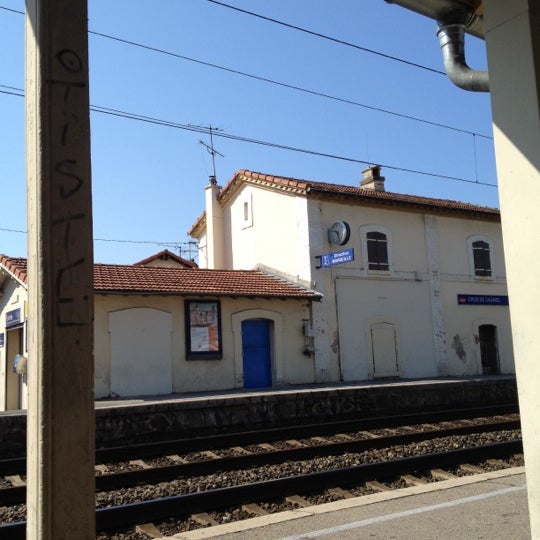Gare SNCF du Cros de Cagnes Train Station in CagnessurMer