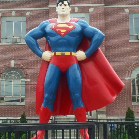 full size superman statue