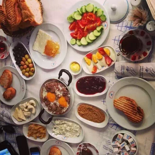 kahvaltı fotoğrafı