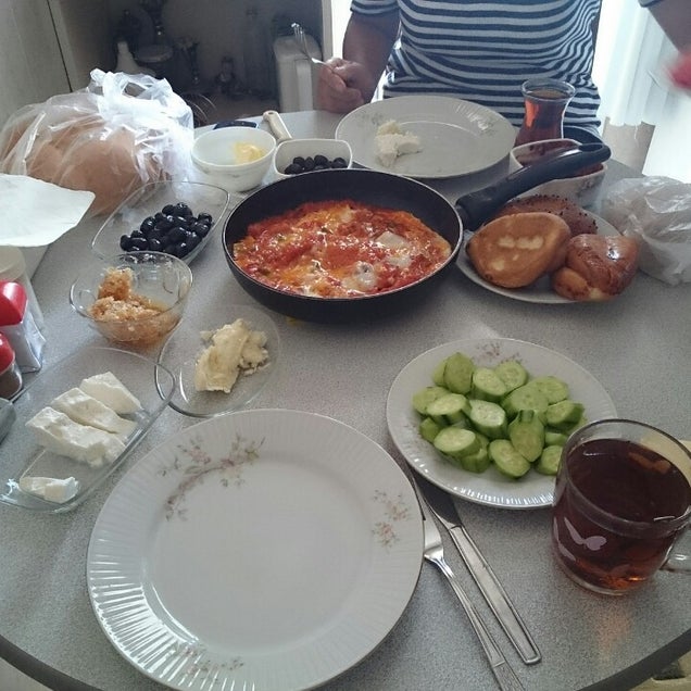 kahvaltı fotoğrafı