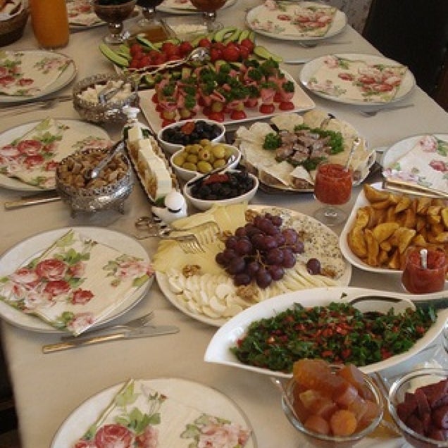 kahvaltı fotoğrafı