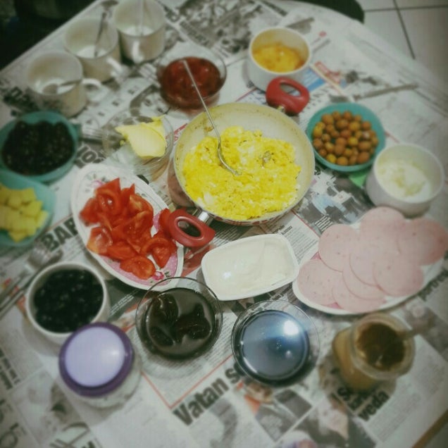 kahvaltı fotoğrafı