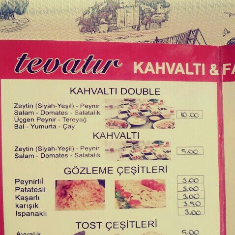 kahvaltı fotoğrafı