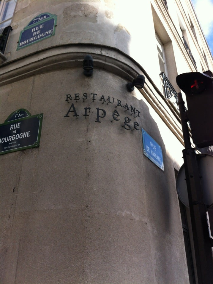 Arpège 84 Rue De Varenne 75007 Paris France Arpège at 84 rue de Varenne Paris,